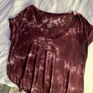 american eagle tie dye short sleeve tee